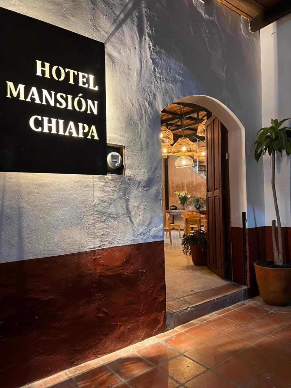 Hotel Mansion Chiapa Chiapa de Corzo Exteriör bild